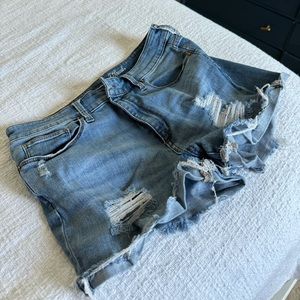 Denim shorts